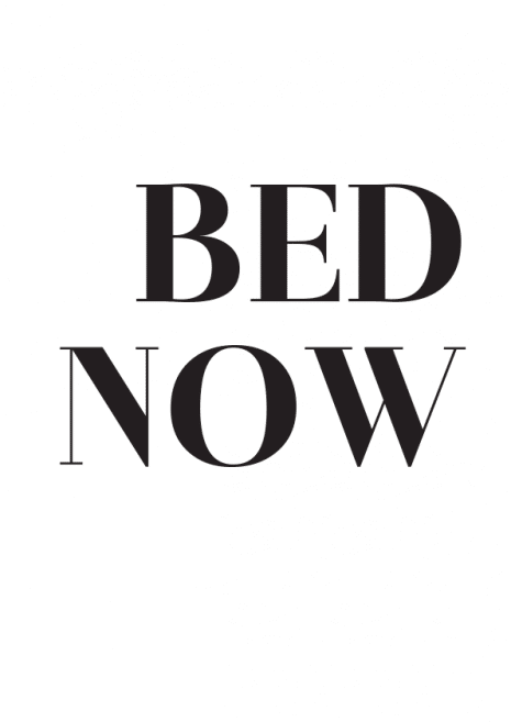 Bed Now Art Print
