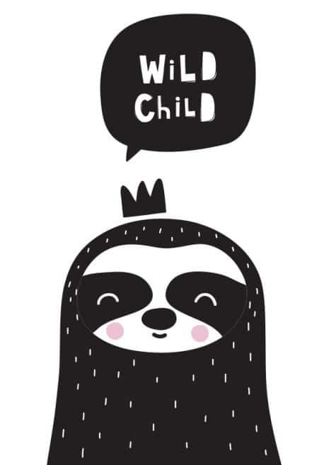 Scandinavian Style Nursery Art Print 12 Art Print