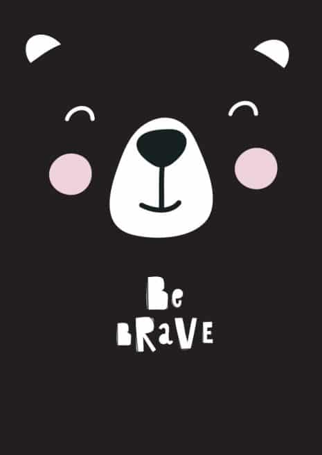 Scandinavian Style Nursery Art Print 13 Art Print