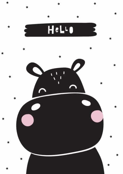 Scandinavian Style Nursery Art Print 14 Art Print