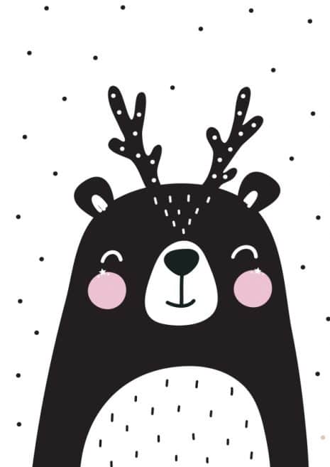 Scandinavian Style Nursery Art Print 17 Art Print