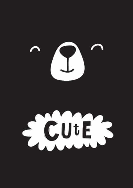 Scandinavian Style Nursery Print 1 Art Print