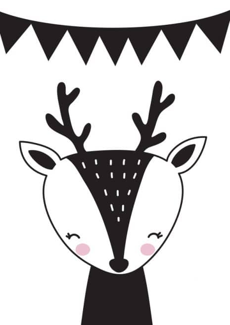 Scandinavian Style Nursery Art Print 22 Art Print