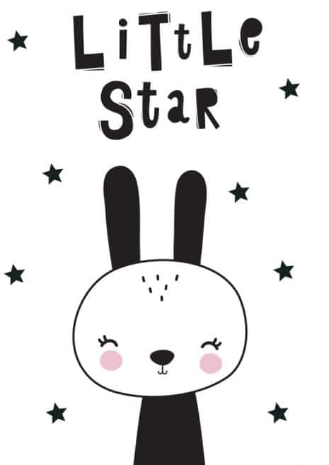 Scandinavian Style Nursery Art Print 23 Art Print